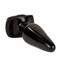 Black Latex Butt Plug – Medium